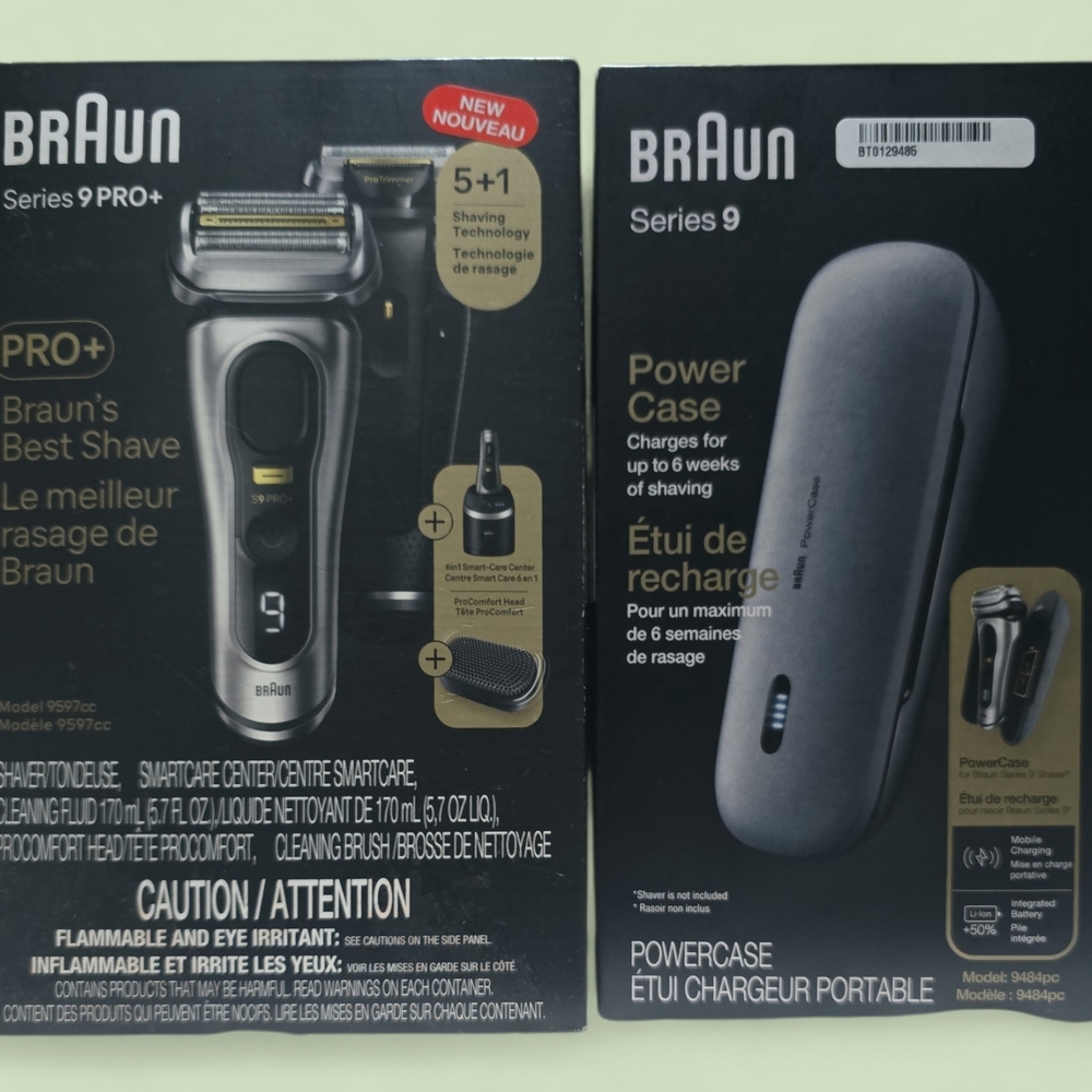 Braun Series 9 Pro+ Electric Shaver - Silver